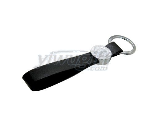 Leather key chain, picture