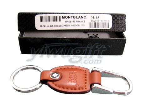 Leather key chain, picture