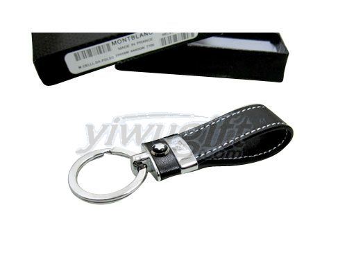 Leather key chain, picture