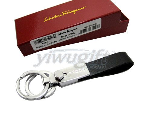 Leather key chain, picture