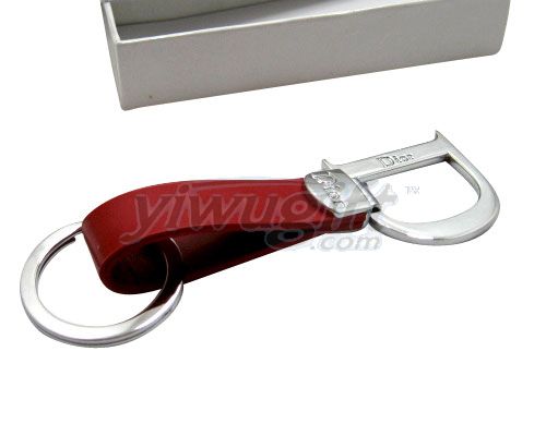 Leather key chain, picture