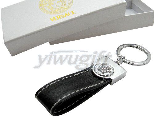 Leather key chain, picture