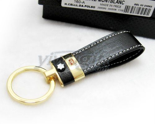 Leather key chain