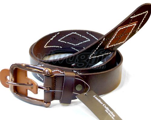 Leisure pin buckle belt, picture