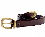 Plate buckle belt