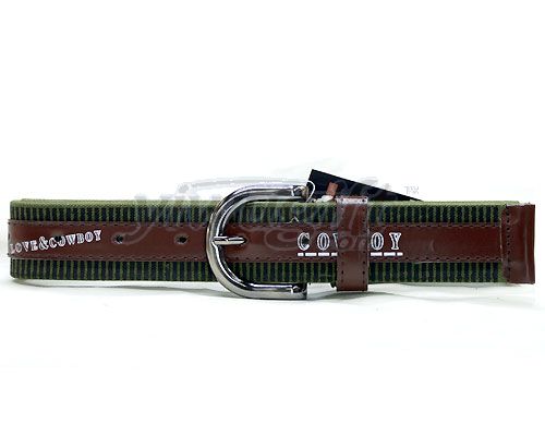 Pin buckle webbing belt, picture