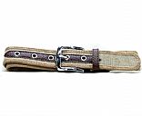 Pin buckle webbing belt