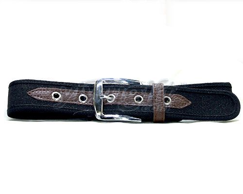 Pin buckle webbing belt