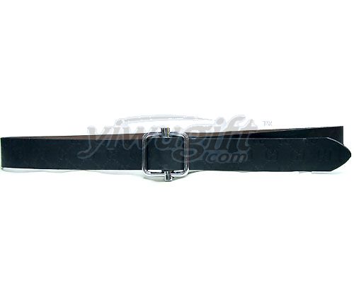 Leisure day word sliding buckle belt, picture