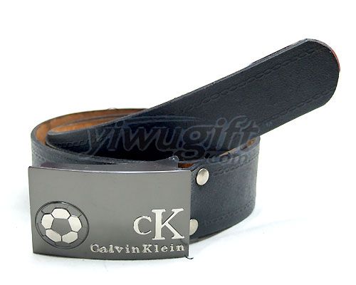 Leisure plate buckle belt