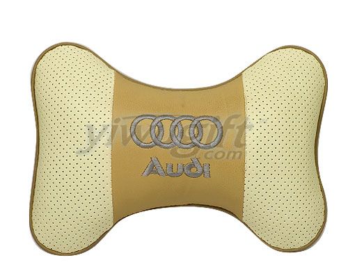 Audi car leather pillow