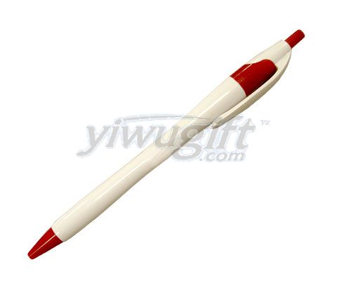 Plastic ball pen, picture