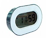 Gray Oval Hand-touch SensorsAlarm Clock,Picture