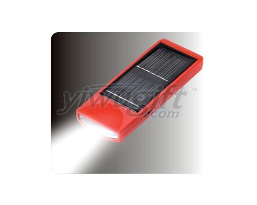 Solar energy flashlight, picture