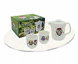 Three-piece tea set,Pictrue