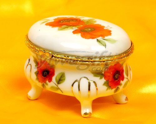 Ceramic jewelry box