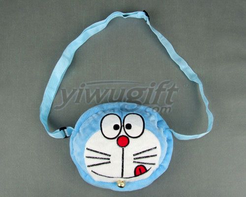 Doraemon cat plush satchel