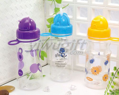 Children water bottle, picture