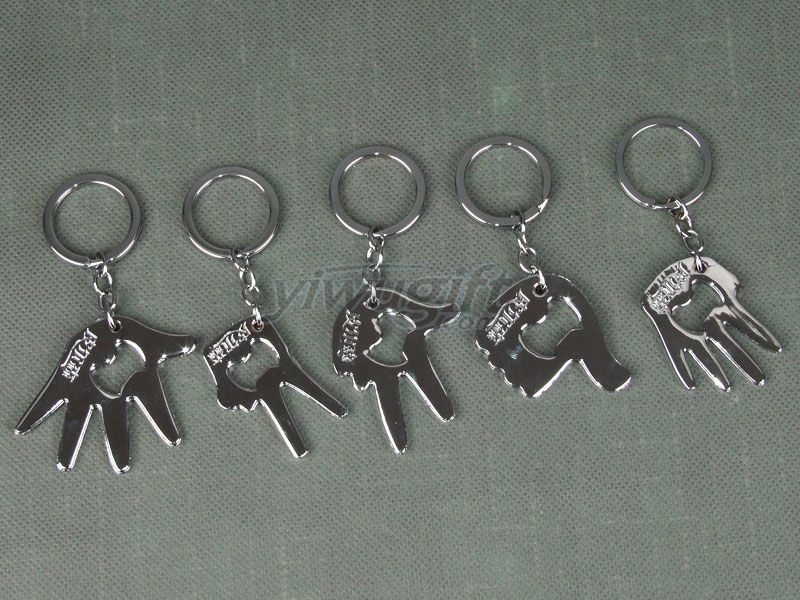 matal key chain, picture