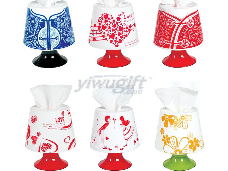 Desk lamp napkin bins, picture