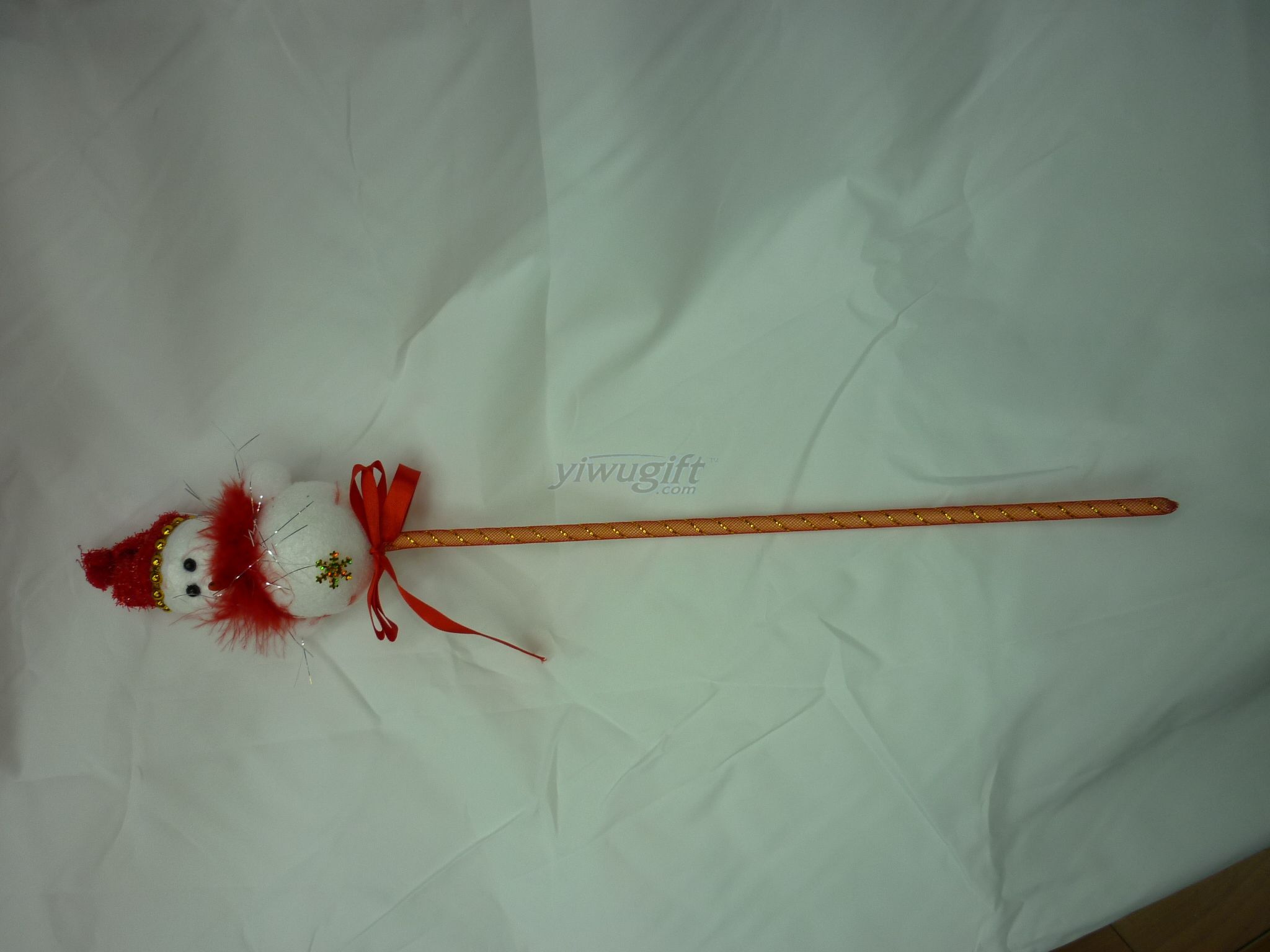 A snowman stick, picture