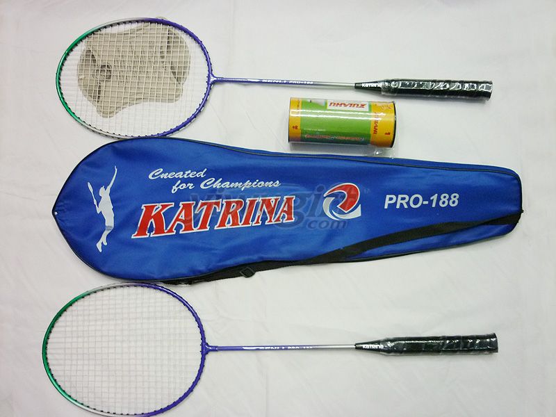 Metal badminton suit